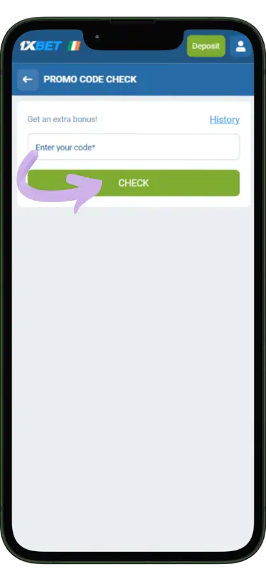 bonus code activation step 4